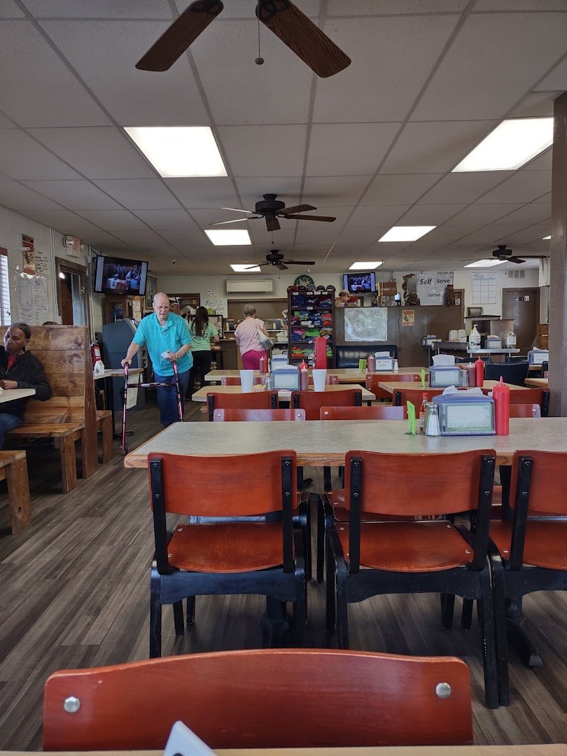Small seafood shack with casual indoor seating.